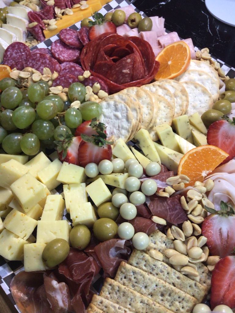 Tabla de quesos y cecinas